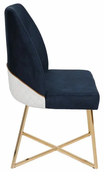 Madrid Dark Blue étkezőszék szett, 4 db, 4 db