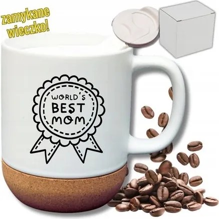 Fehér Bögre Parafa Vicces Ajándék World's Best Mom