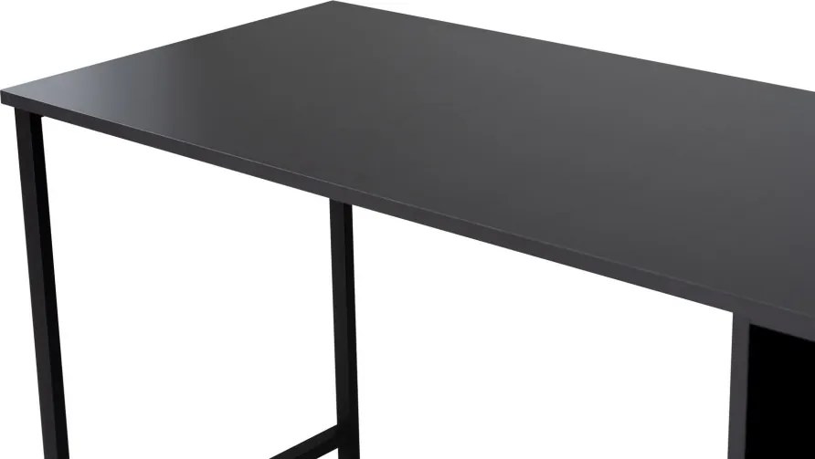 Twin Study Desk - antracit/fekete íróasztal