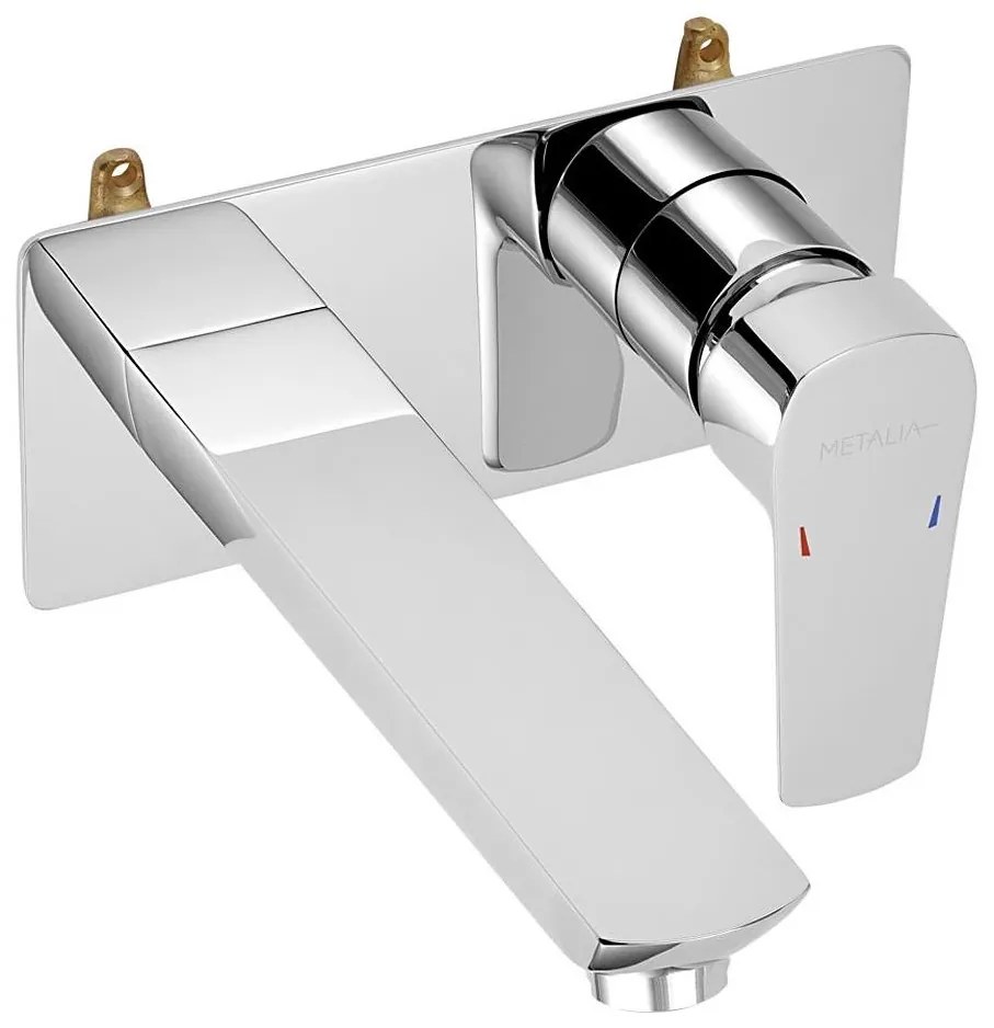 Novaservis - Mosdócsap rejtett beépítéshez METALIA ECO fényezett króm