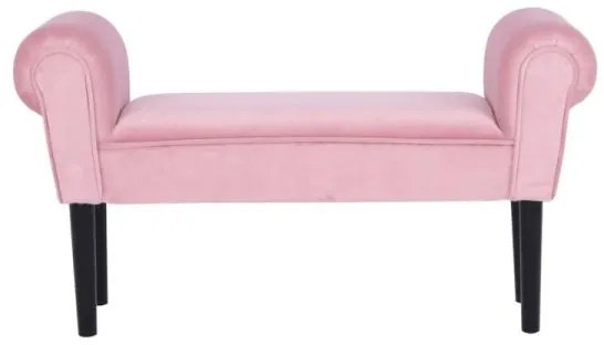 BURDA Velvet fáradt rózsaszín/fekete pad