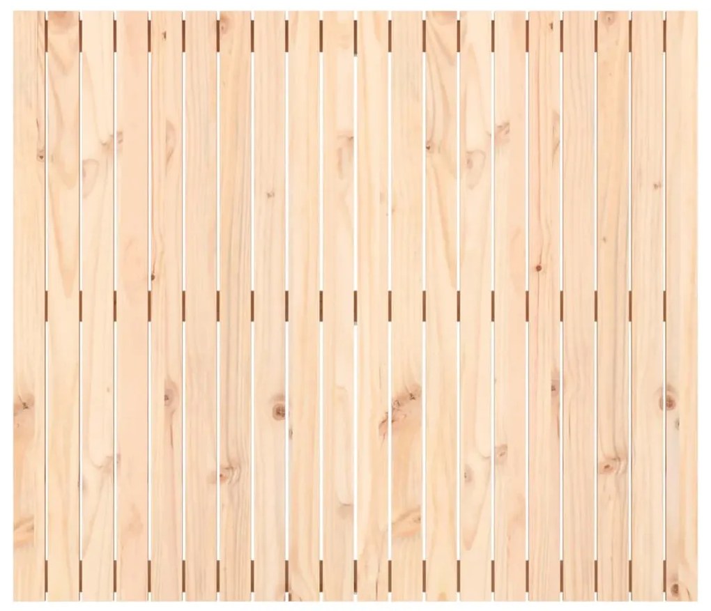 tömör fenyőfa fali fejtámla 127,5x3x110 cm