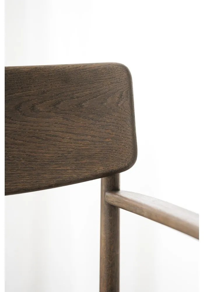 Sötétbarna tölgyfa étkezőszék Maidstone – Rowico