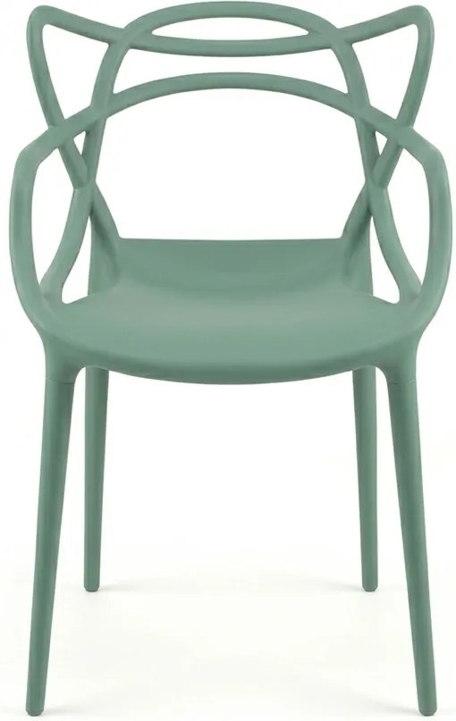Zsályazöld műanyag szék KATO