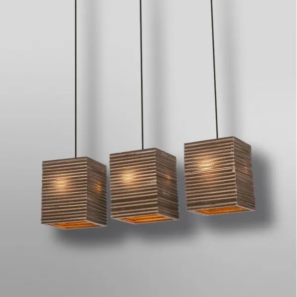 Ledvance - Csillár zsinóron DECOR CARDBOARD 3xE27/15W/230V