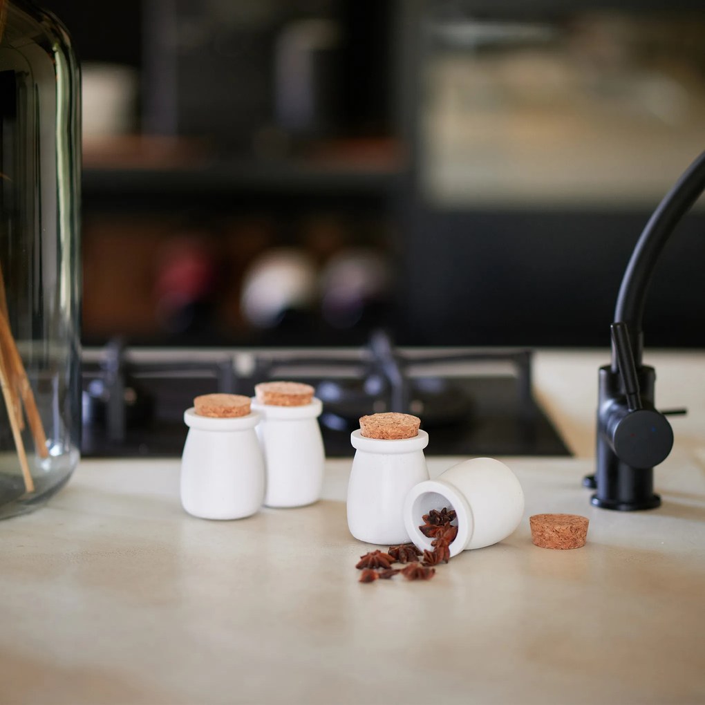 ODLITO ÖNTÖTT Betondoboz – Nefertiti – fehér – 8 cm – 2db