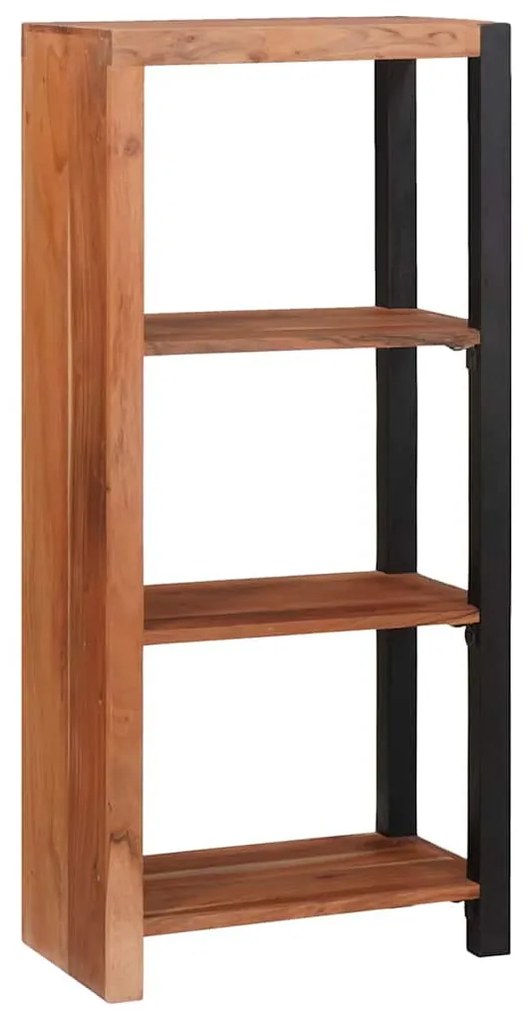 Könyvszekrény Barna, Fekete 50 x 30 x 110 cm Tömör Akácfa