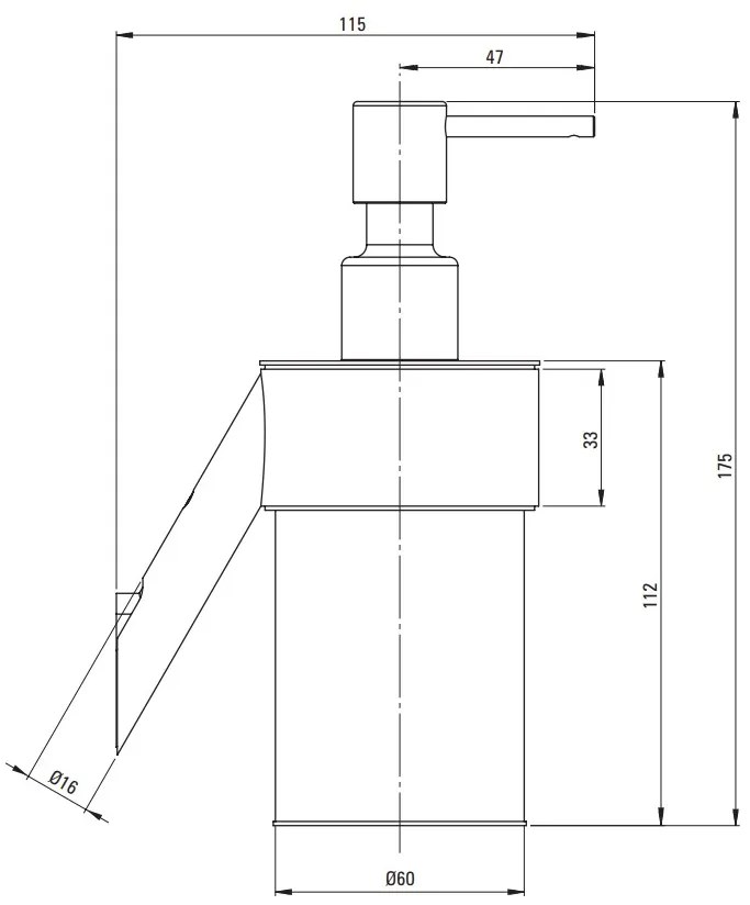 Deante Silia, szappanadagoló 250 ml, acél, DEA-ADI_F421