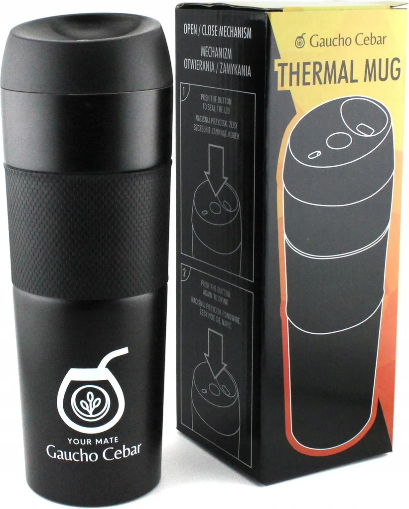 Termosz Bögre Termosz Forró Italok 6-8H Kávé Tea Légmentes 450ml