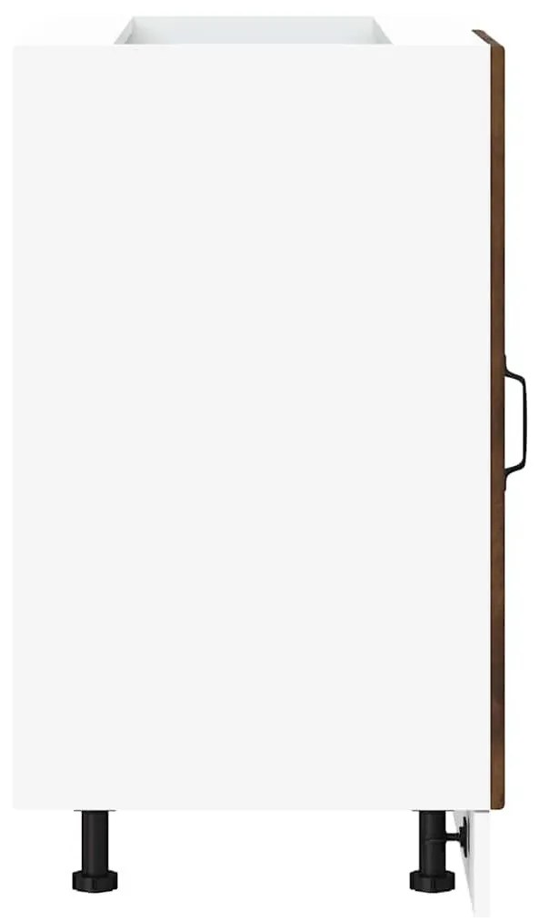 “Lyon” mosogató alapszekrény füstölt tölgy fűrészelt fa