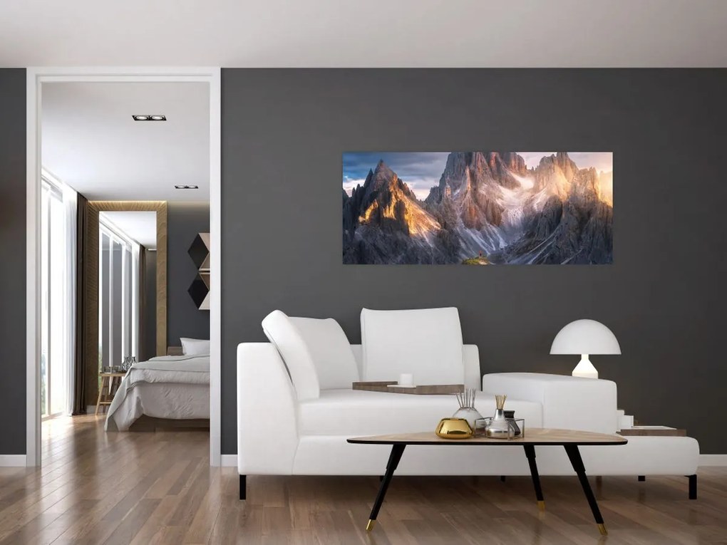 Kép - Hegyi panoráma (120x50 cm)