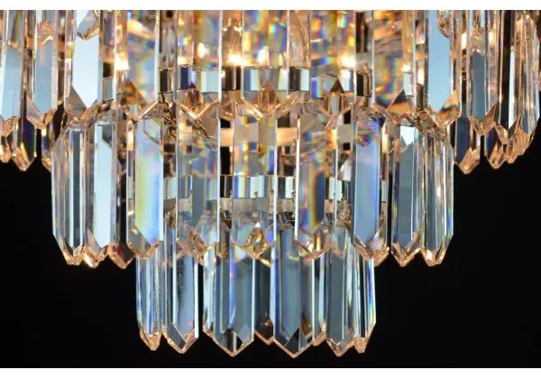 Wranovsky JWZ024060301 - Kristály csillár 5xE14/40W/230V + 1xE27/40W