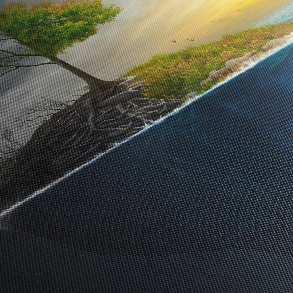 Két oldalt mutató kép (90x60 cm)