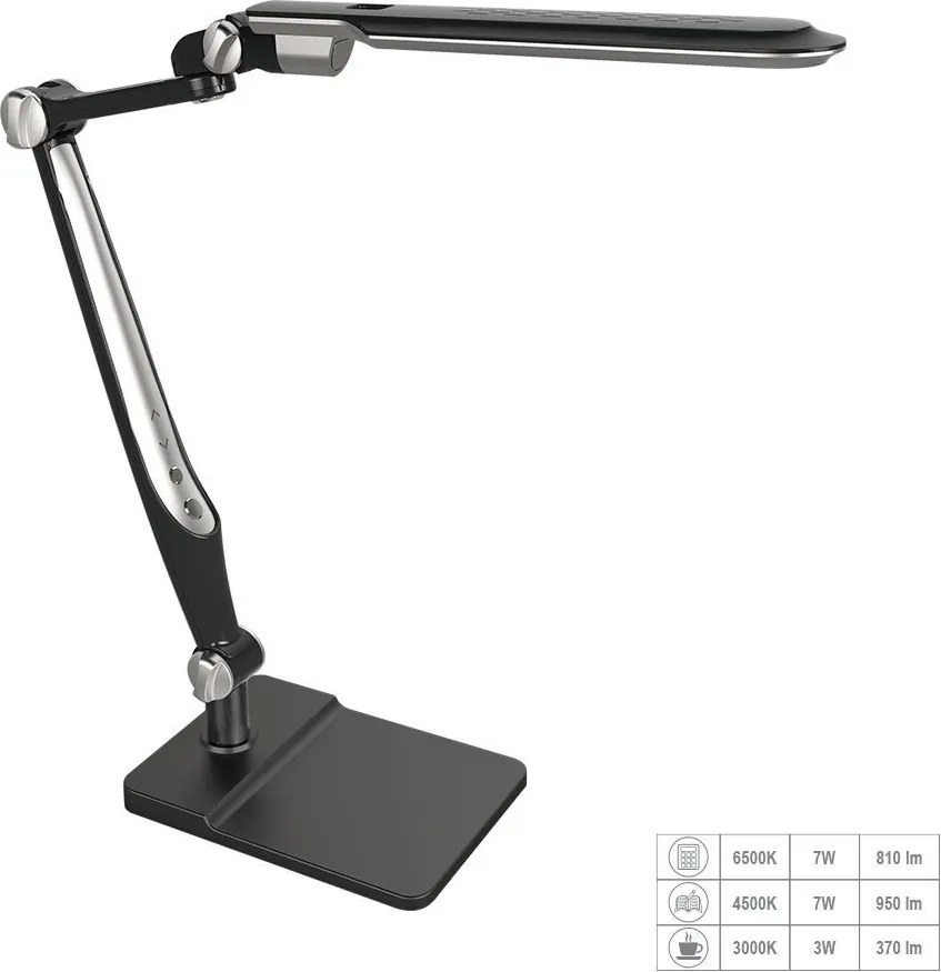 Prezent MENTOR II. 31214 Asztali lámpa 1x9W/LED 489lm IP20