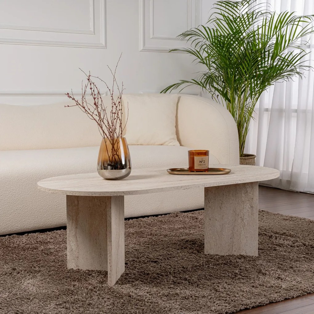 Sable Travertine dohányzóasztal