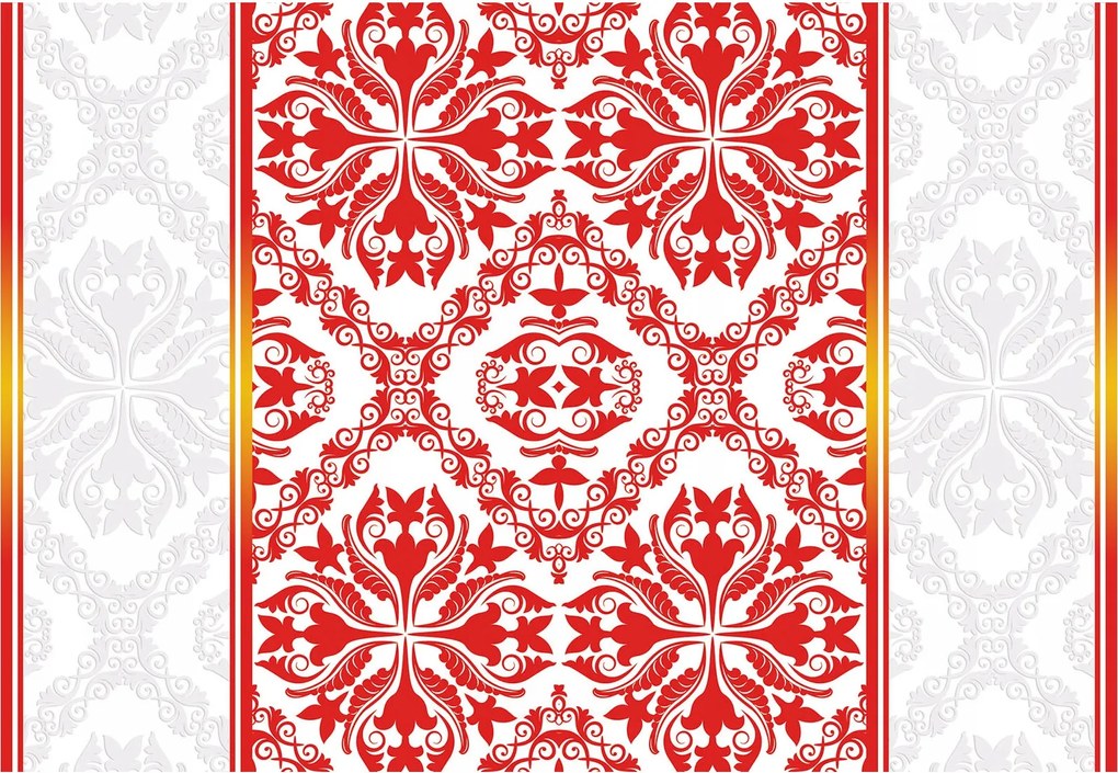 Fotótapéta Virágos dísz minták 254x184 Elegáns belső tér +ragasztó