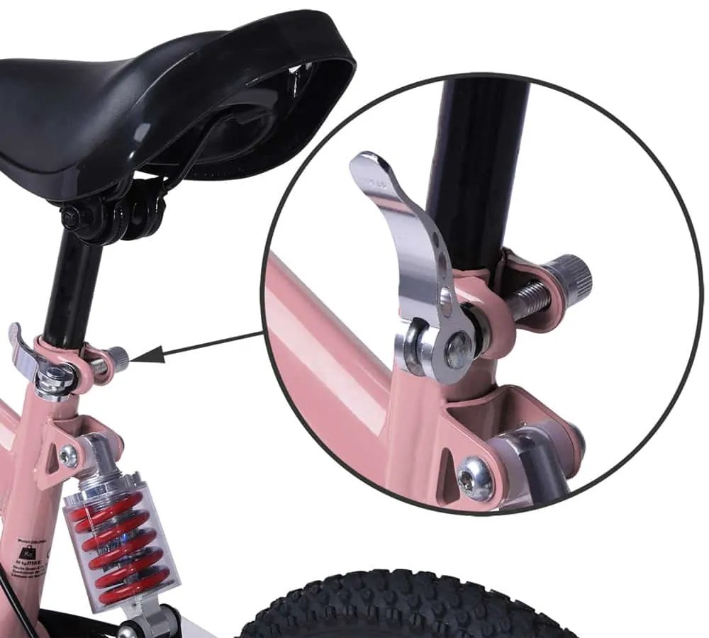 Rennmeister® Gyerek futóbicikli rugózással – rózsaszín