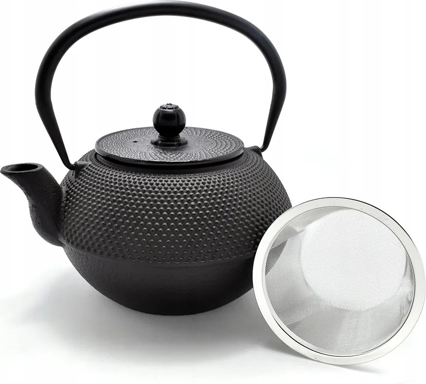 Öntöttvas kancsó, teáskanna Arare Black 1,2 l