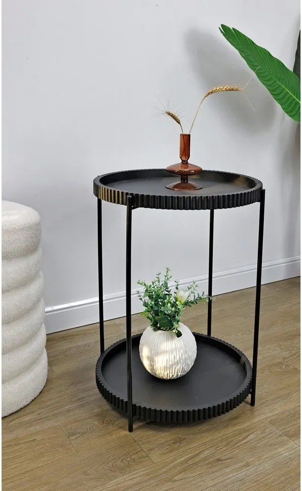 Fém kerek tárolóasztal ø 42 cm Herdys – Yes Everyday