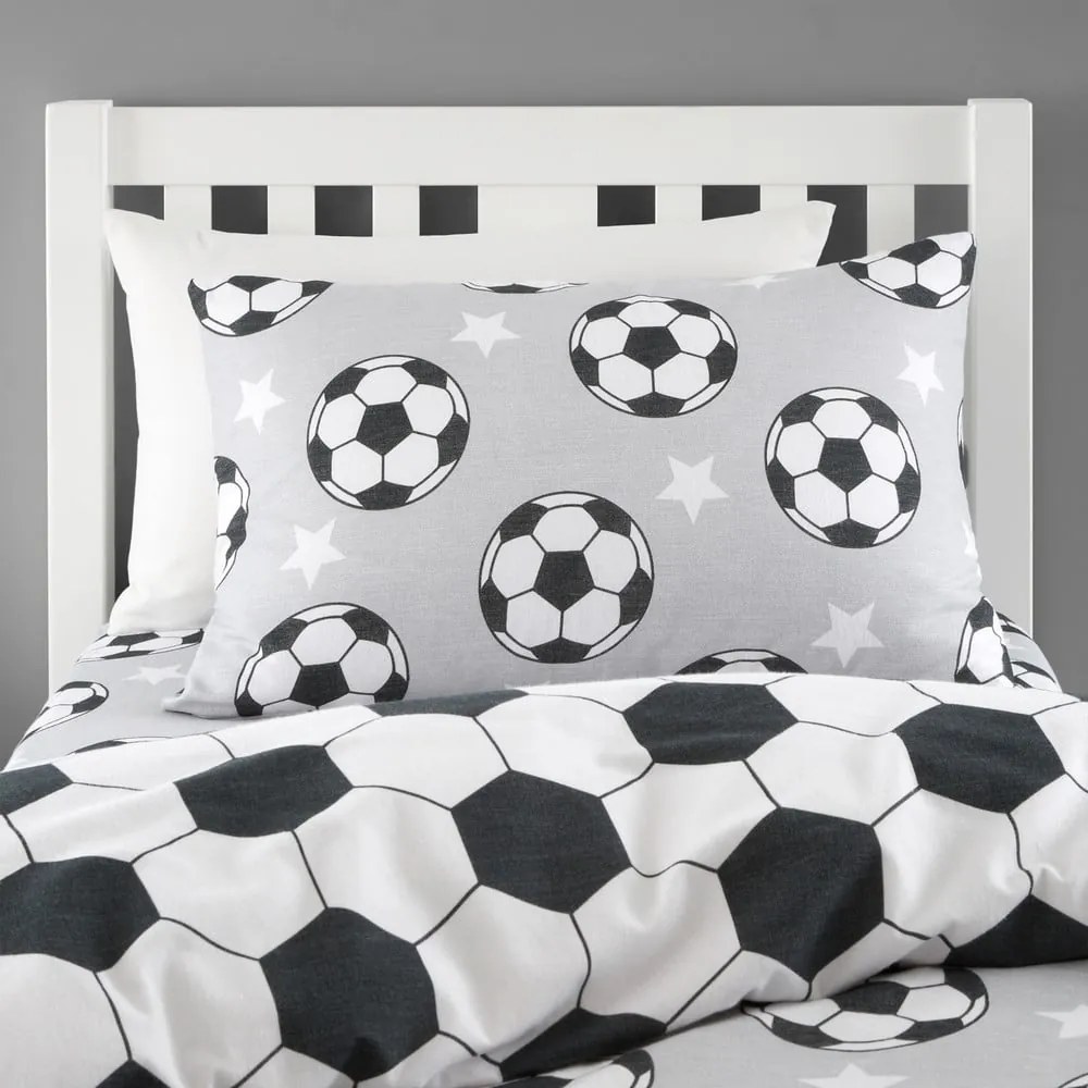 Egyszemélyes flanel gyerek ágyneműhuzat 135x200 cm Football Stars – Catherine Lansfield