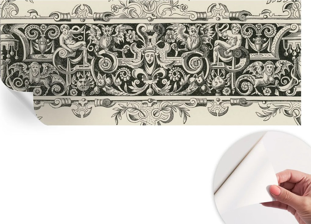 Dekoratív öntapadós fotótapéta irodába Mitológiai motívumok 250x104