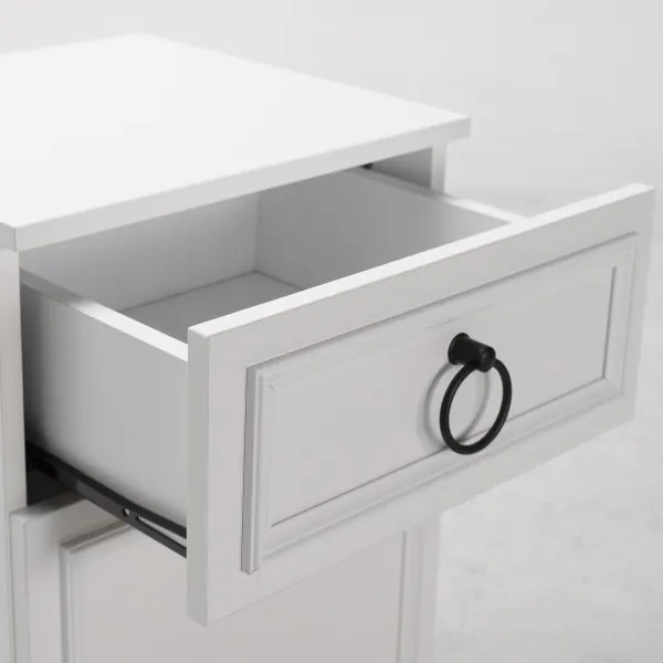 Éjjeliszekrény 63x40 cm fehér