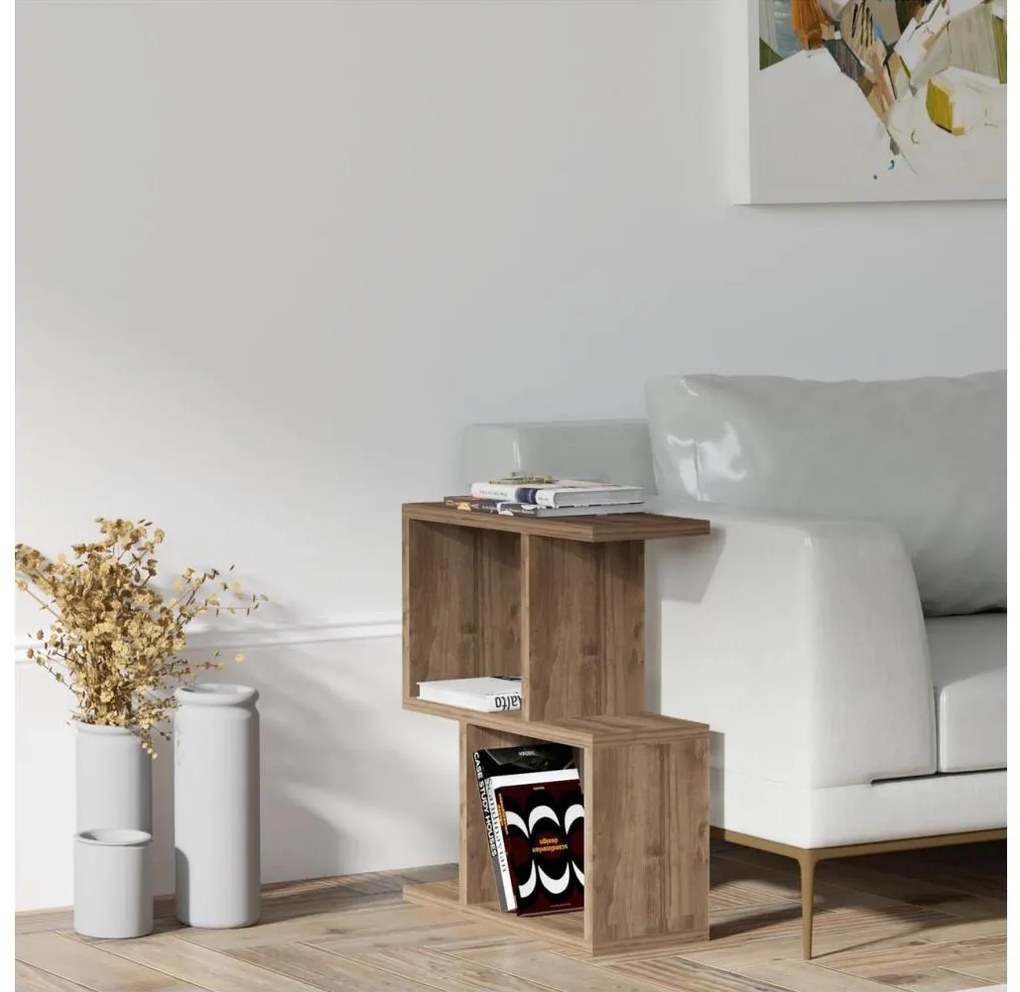 ZET dohányzóasztal 51,4x45 cm, barna