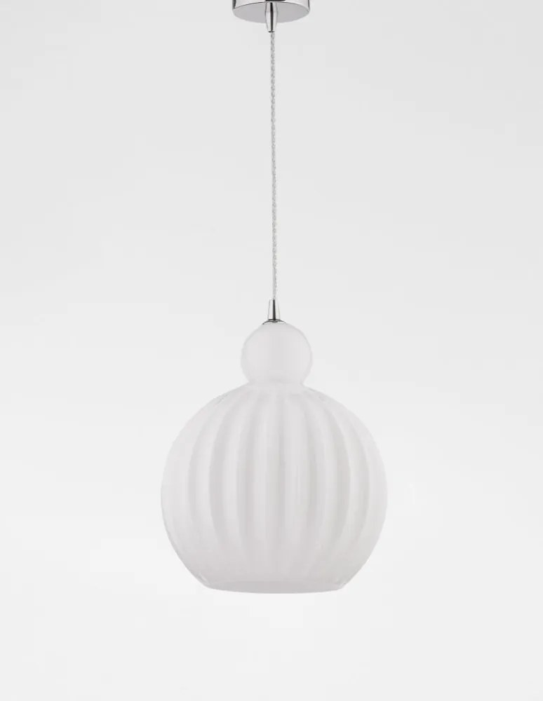 NOVA LUCE 9190883 ODELL Egyágú Függesztett Lámpa Üveg E27 IP20