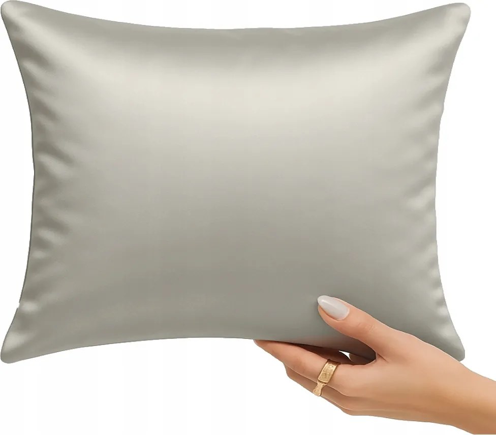 Pamut-szatén párnahuzat Sin 70x80 taupe