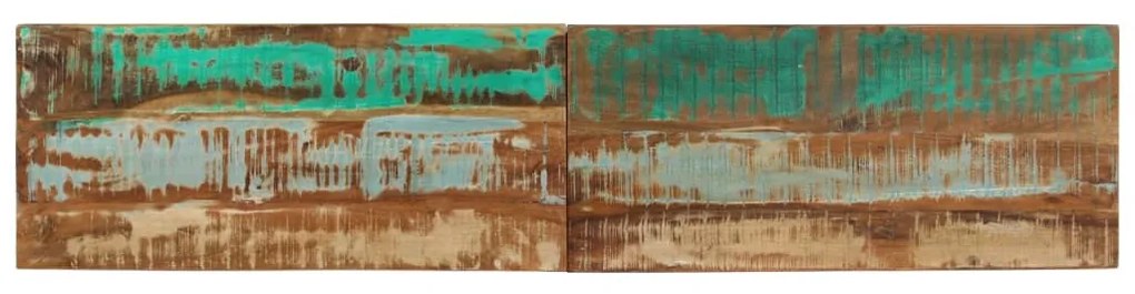 tömör újrahasznosított fa pad 160 x 35 x 46 cm