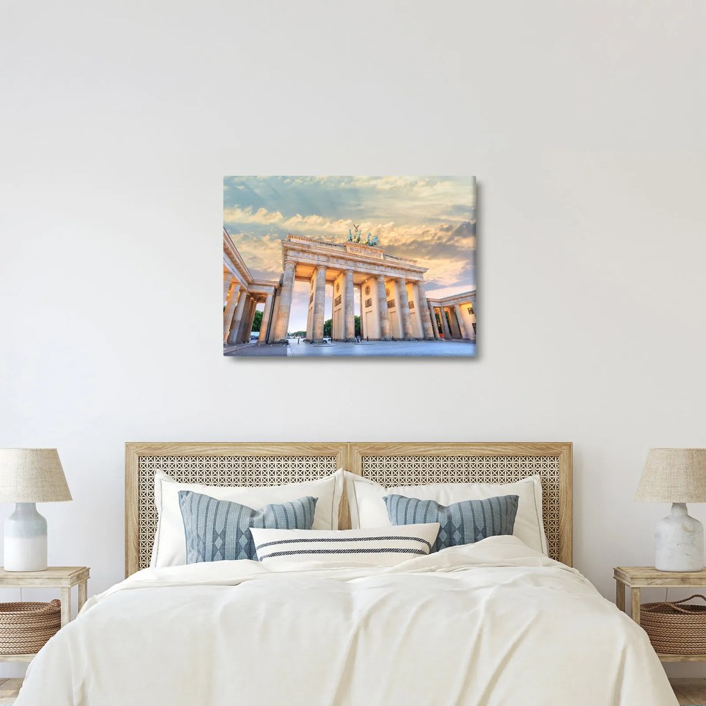 Kép - Brandenburgi kapu, Berlin, Németország (70x50 cm)