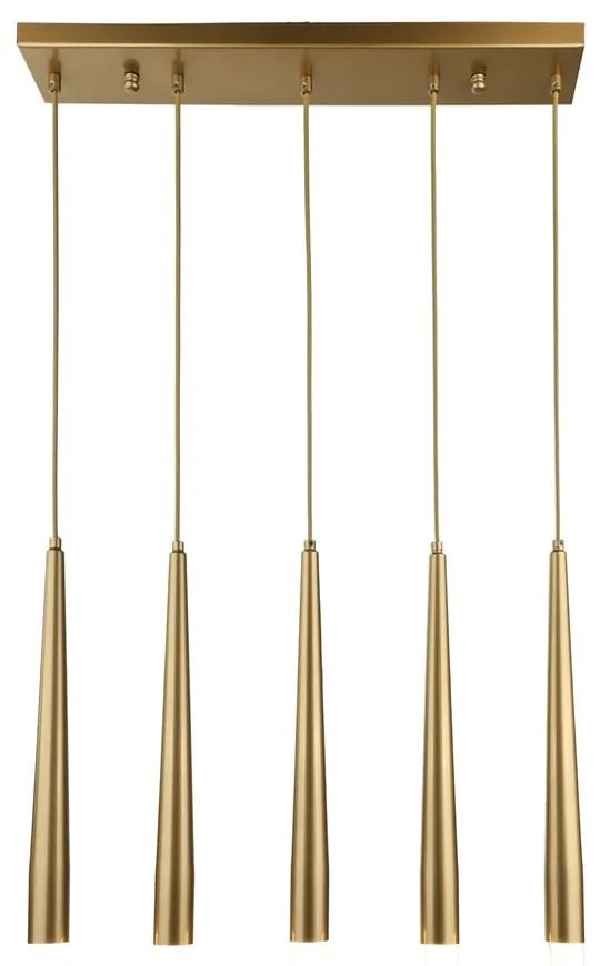 Aranyszínű függőlámpa Agusta – Squid Lighting