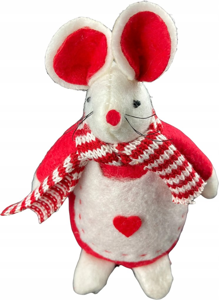Karácsonyi Dísz Egér Sállal Makoszka