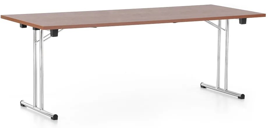 Összecsukható asztal 200 x 80 cm, dió