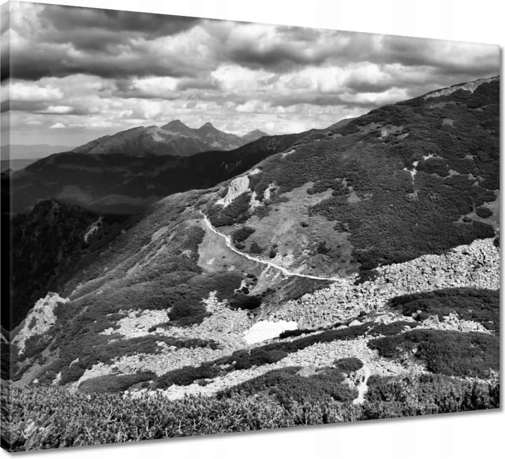 Vászonkép 50x40 Tátra Lengyel hegyek Kilátás