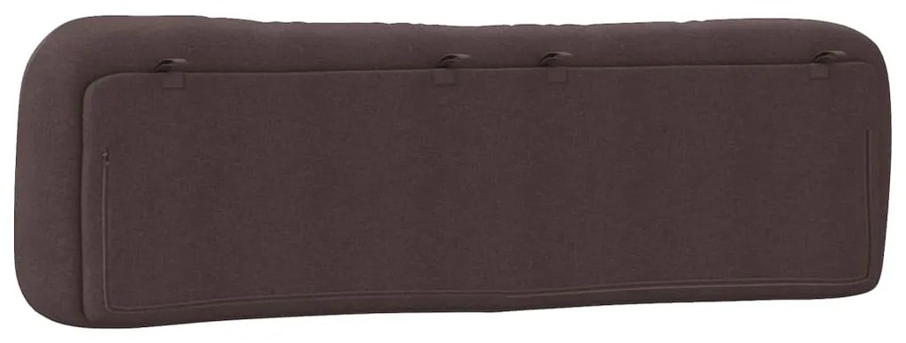 sötétbarna szövet fejtámla párna Hvar 180 cm