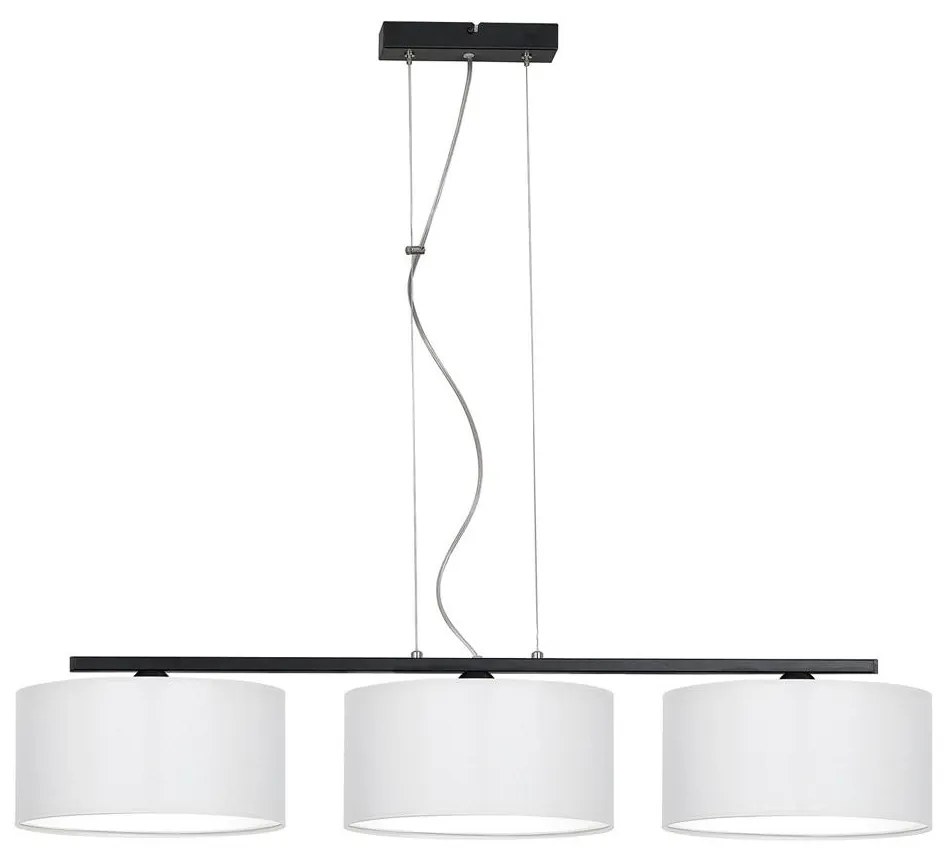 Csillár zsinóron ASTRA 3xE27/60W/230V fehér