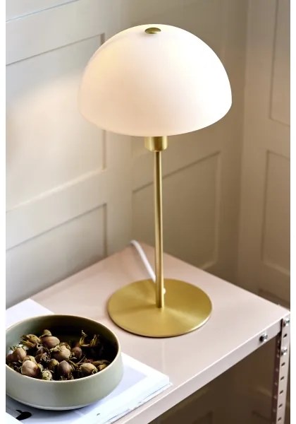 Nordlux - Asztali lámpa ELLEN 1xE14/40W/230V arany/fehér