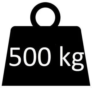 Fémpolc 875 kg nagy teherbírású, MDF lappal R100