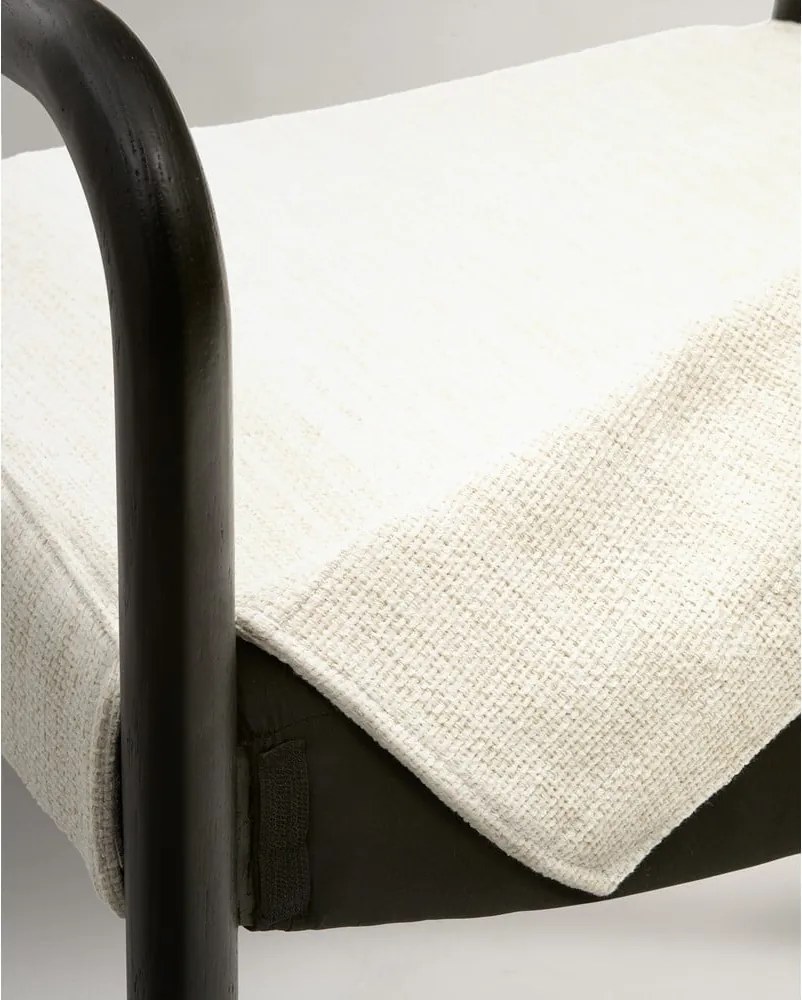 Fekete-bézs étkezőszék Falconera – Kave Home