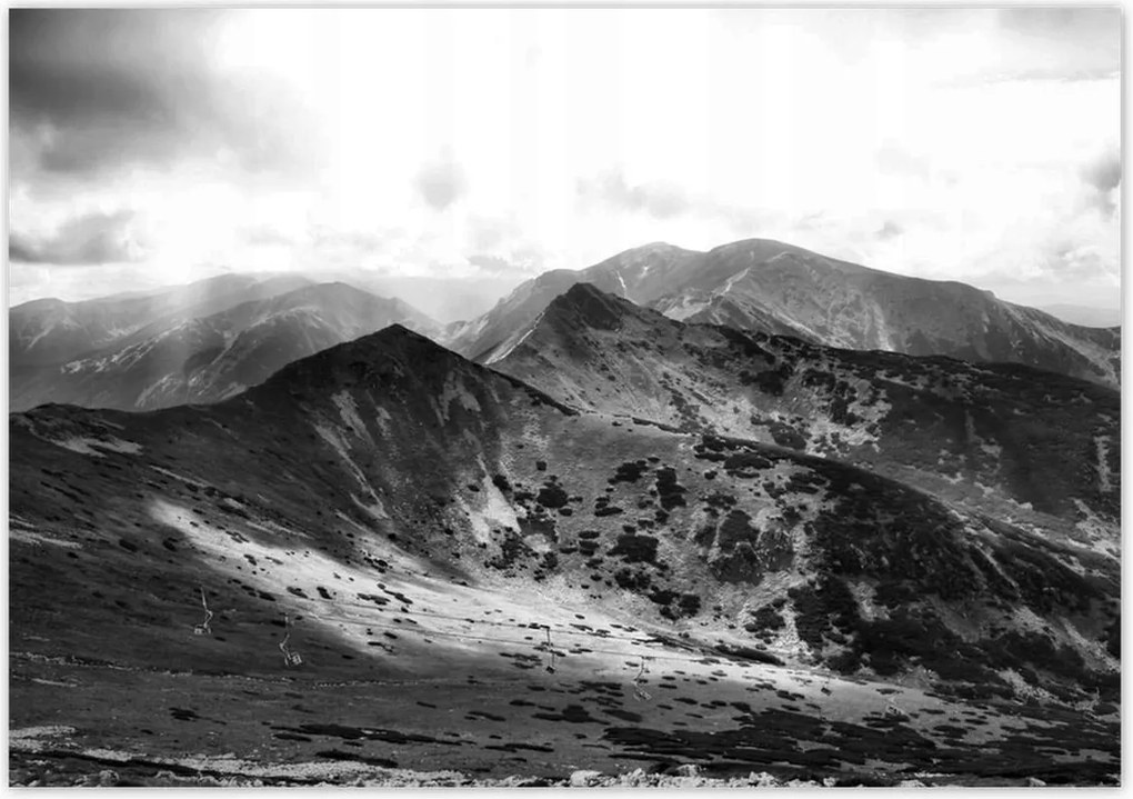 Poszterek 100x70 Tátra Lengyel hegyek Kilátás