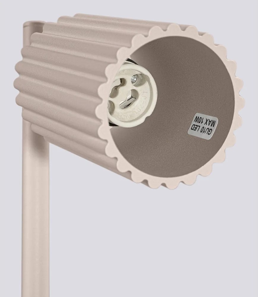 Szürkésbarna fém asztali lámpa (magasság 43 cm) Gleam – Sollux