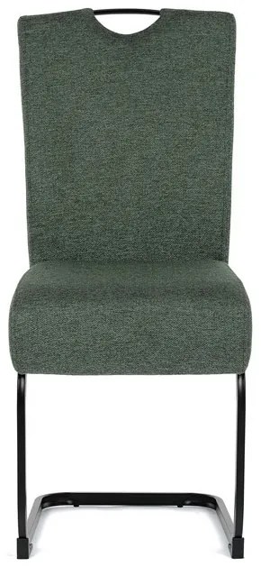 Étkezőszék zöld szövetkárpittal. DCL-E2008 GRN2