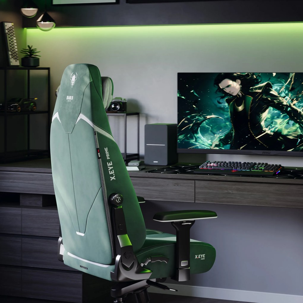 Gamer szék zöld forest green Normal Size: Diablo X-Eye Prime
