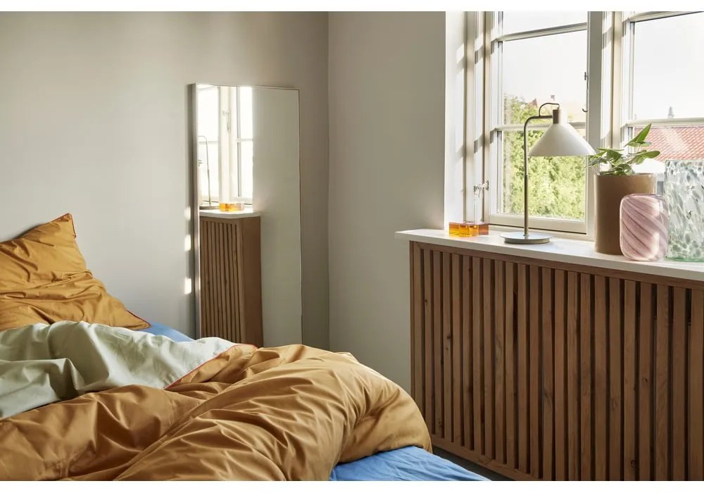 Fehér asztali lámpa üveg búrával (magasság 44 cm) Spot – Hübsch