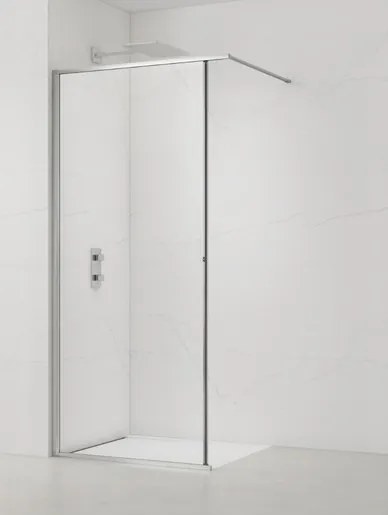 Zuhanyparaván SAT Walk-In lehúzóéllel 100 cm SATWISL100