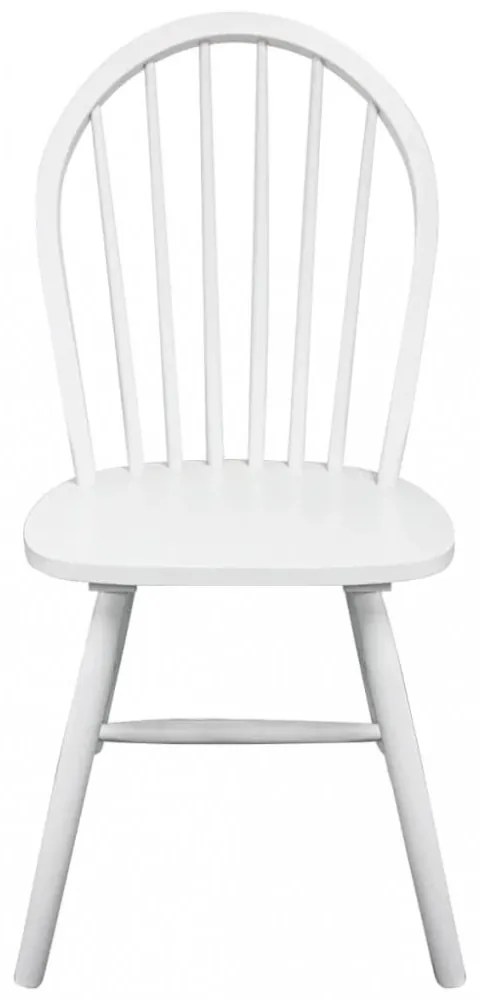 2 darab fehér tömör gumifa étkezőszék