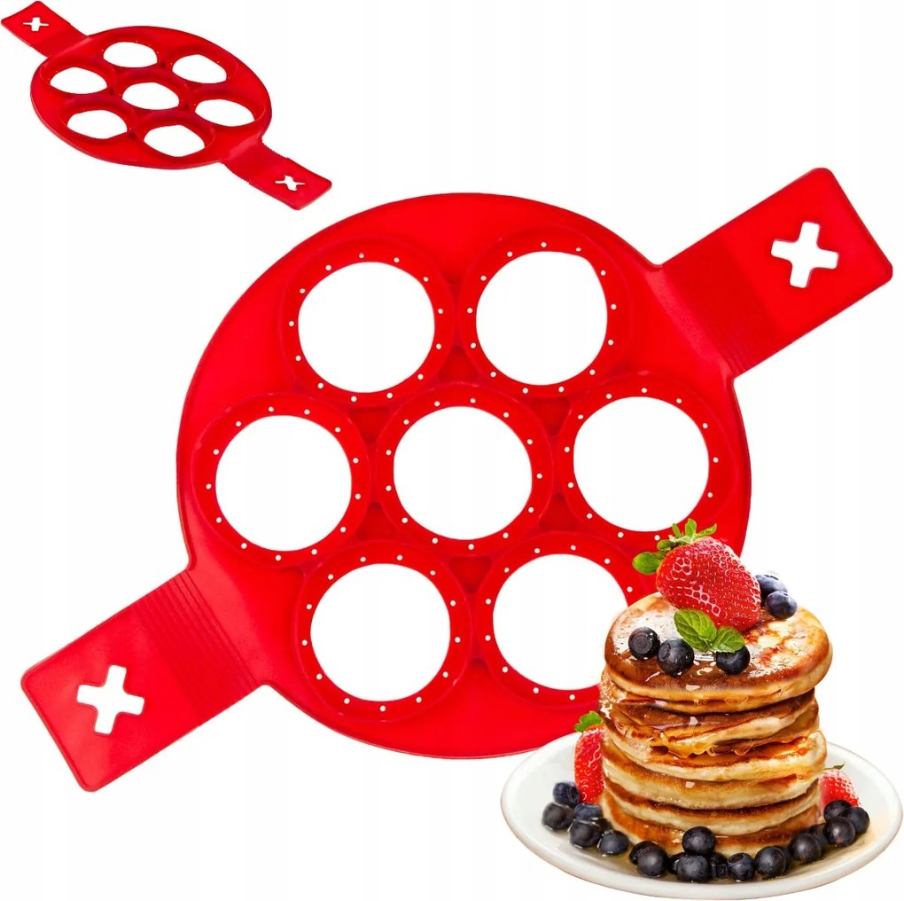 Szilikon Palacsinta Forma ültetett tojás omlett pancakes