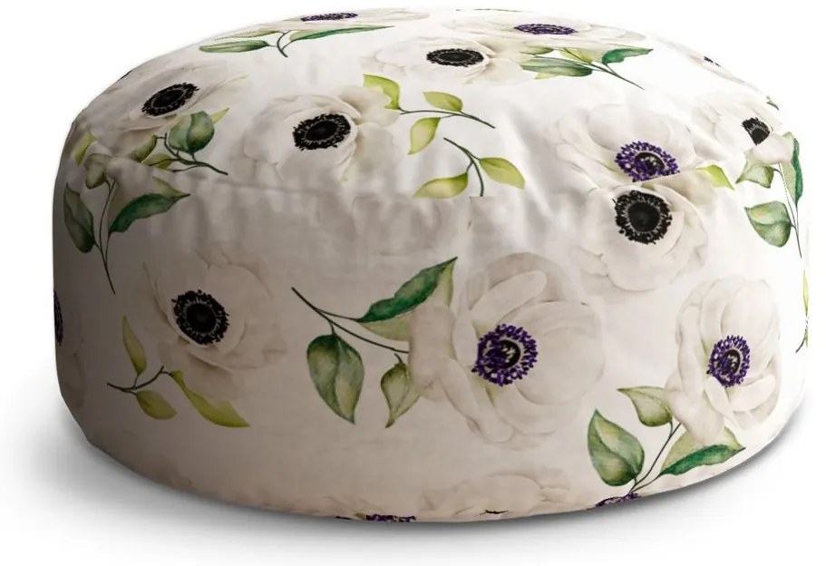 Circle zsámoly fehér szellőrózsák, krém