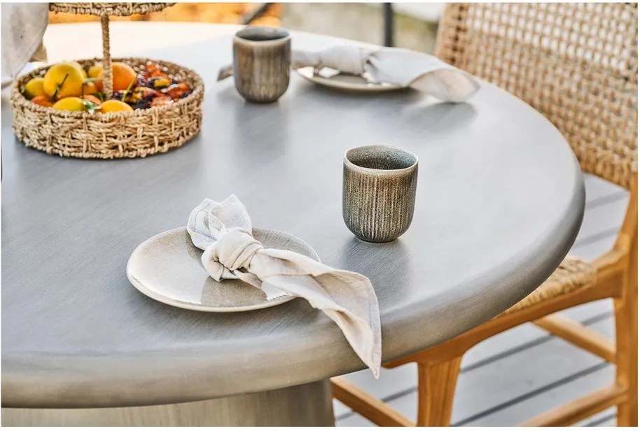 Kerámia kerek kerti étkezőasztal ø 60 cm Bonnet – House Nordic